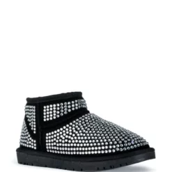 AKIRA FAIRYTALE BLING BOOTIE IN BLACK -AZALEA WANG Shop akira fairytale bling bootie in black black 3 3