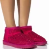 AKIRA FAIRYTALE BLING BOOTIE IN PINK -AZALEA WANG Shop akira fairytale bling bootie in pink pink 1 1