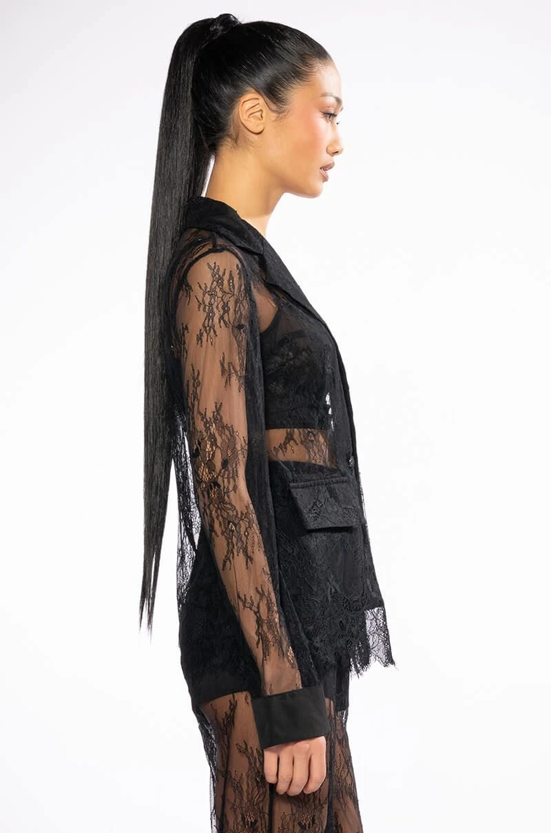 ALL OVER LACE BLAZER 6 ALL OVER LACE BLAZER - Image 4