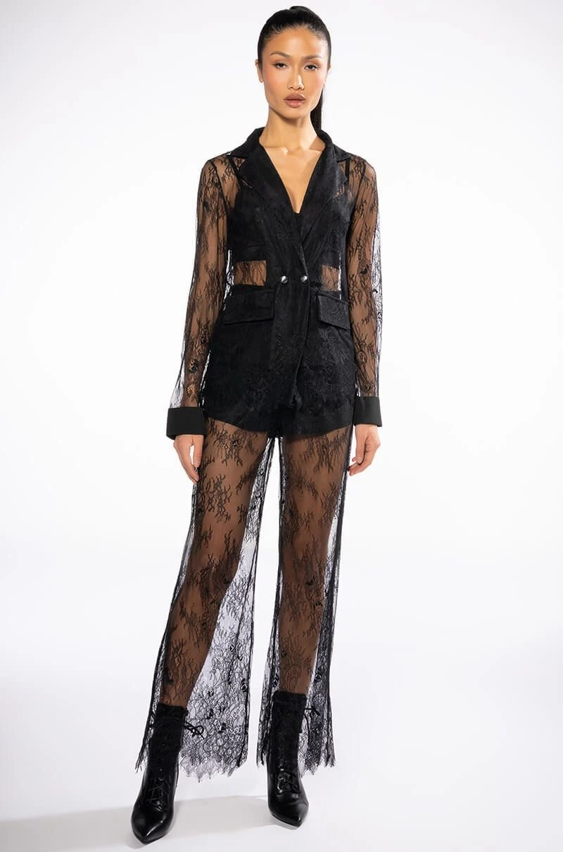 ALL OVER LACE BLAZER 9 ALL OVER LACE BLAZER - Image 7
