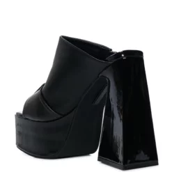 AXELLY MULTI CHUNKY SANDAL -AZALEA WANG Shop axelly multi chunky sandal black 4 4