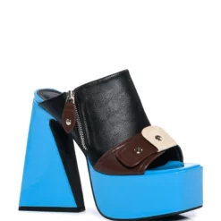 AXELLY MULTI CHUNKY SANDAL -AZALEA WANG Shop axelly multi chunky sandal multi 3 3 c1