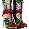 AZALEA WANG ALBANY EMBELLISHED STILETTO BOOTIE