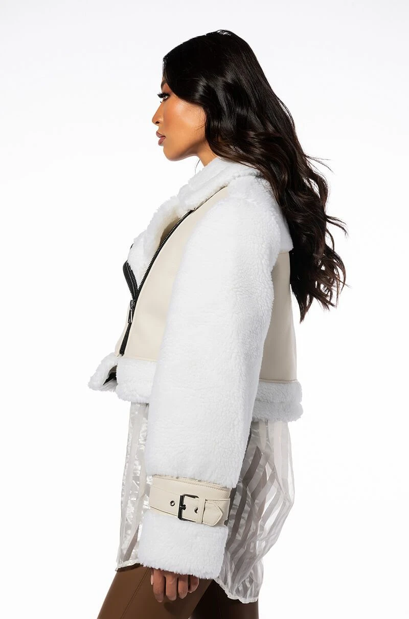 MACKY BREAK APART TEDDY PLEATHER TRENCH 5 MACKY BREAK APART TEDDY PLEATHER TRENCH - Image 3