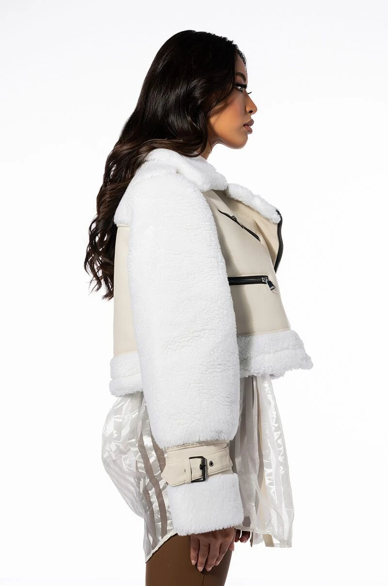 MACKY BREAK APART TEDDY PLEATHER TRENCH 7 MACKY BREAK APART TEDDY PLEATHER TRENCH - Image 5