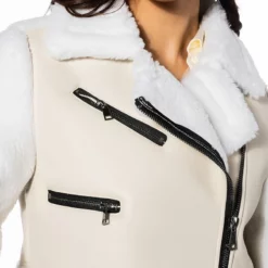 MACKY BREAK APART TEDDY PLEATHER TRENCH 22 MACKY BREAK APART TEDDY PLEATHER TRENCH -AZALEA WANG Shop azalea wang all the looks break apart teddy pleather trench ivory 14 14