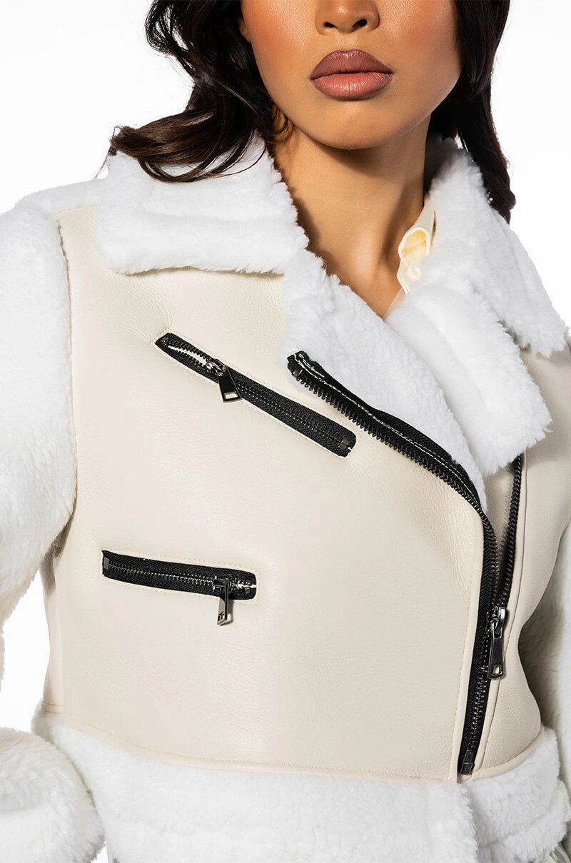 MACKY BREAK APART TEDDY PLEATHER TRENCH 9 MACKY BREAK APART TEDDY PLEATHER TRENCH - Image 7