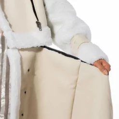 MACKY BREAK APART TEDDY PLEATHER TRENCH 23 MACKY BREAK APART TEDDY PLEATHER TRENCH -AZALEA WANG Shop azalea wang all the looks break apart teddy pleather trench ivory 15 15