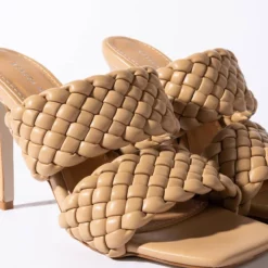 AZALEA WANG ALL YOUR LOVE STILETTO SANDAL IN NUDE -AZALEA WANG Shop azalea wang all your love stiletto sandal in nude nude 6 6