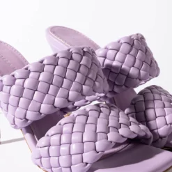 AZALEA WANG ALL YOUR LOVE STILETTO SANDAL IN PURPLE -AZALEA WANG Shop azalea wang all your love stiletto sandal in purple purple 6 6