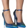 AZALEA WANG AS YOU WISH EMBELLISHED PUMP IN BLUE MULTI