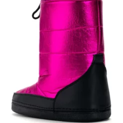 AZALEA WANG BECKY METALLIC LINED SNOW BOOTIE IN PINK -AZALEA WANG Shop azalea wang becky metallic lined snow bootie in pink pink 4 4