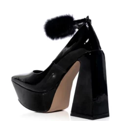 AZALEA WANG BOUDOIR CHUNKY PLATFORM PUMP IN BLACK -AZALEA WANG Shop azalea wang boudoir chunky platform pump in black black 4 4