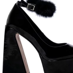 AZALEA WANG BOUDOIR CHUNKY PLATFORM PUMP IN BLACK -AZALEA WANG Shop azalea wang boudoir chunky platform pump in black black 5 5