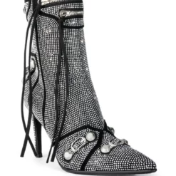 AZALEA WANG BROOKLYN BABY STILETTO BOOTIE IN SILVER -AZALEA WANG Shop azalea wang brooklyn baby stiletto bootie in silver silver 3 3