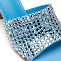 AZALEA WANG BUFFALO EMBELLIHED SANDAL IN TURQUOISE 11 AZALEA WANG BUFFALO EMBELLIHED SANDAL IN TURQUOISE -AZALEA WANG Shop azalea wang buffalo embellihed sandal in turquoise turquoise 5 5 c1