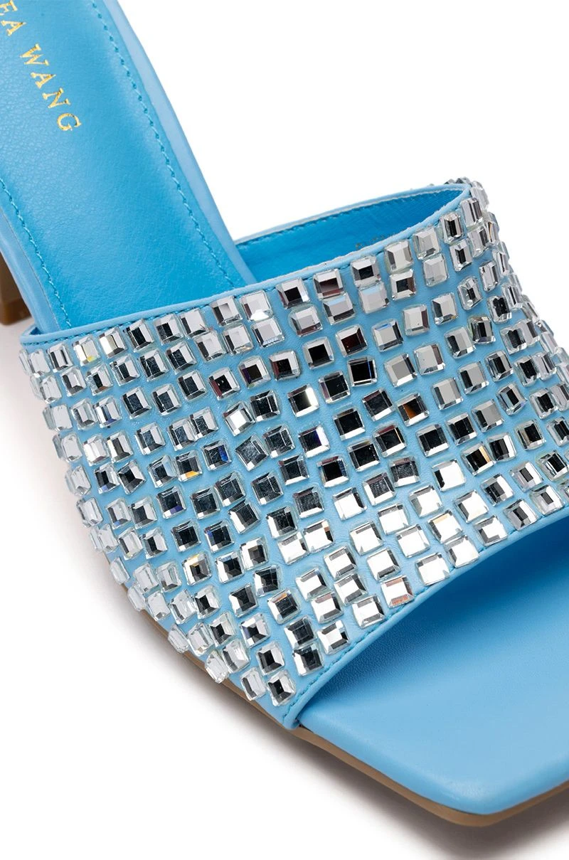 AZALEA WANG BUFFALO EMBELLIHED SANDAL IN TURQUOISE 7 AZALEA WANG BUFFALO EMBELLIHED SANDAL IN TURQUOISE - Image 5