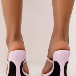 AZALEA WANG CATCH UP TO ME CHUNKY SANDAL IN PURPLE -AZALEA WANG Shop azalea wang catch up to me chunky sandal in purple purple 4 4