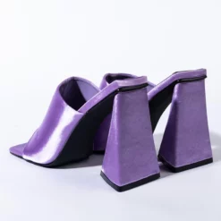 AZALEA WANG CAUGHT IN A DREAM CHUNKY SANDAL IN PURPLE -AZALEA WANG Shop azalea wang caught in a dream chunky sandal in purple purple 5 5