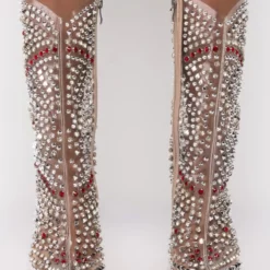 AZALEA WANG CENTER OF ATTENTION WESTERN STILETTO BOOTIE IN NUDE -AZALEA WANG Shop azalea wang center of attention stiletto bootie in nude nude 3 3