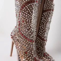 AZALEA WANG CENTER OF ATTENTION WESTERN STILETTO BOOTIE IN NUDE -AZALEA WANG Shop azalea wang center of attention stiletto bootie in nude nude 5 5