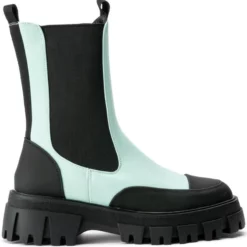 AZALEA WANG CRAZY LIKE ME FLATFORM BOOTIE IN BLUE -AZALEA WANG Shop azalea wang crazy like me flatform bootie in blue blue 2 2