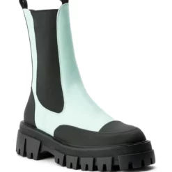 AZALEA WANG CRAZY LIKE ME FLATFORM BOOTIE IN BLUE -AZALEA WANG Shop azalea wang crazy like me flatform bootie in blue blue 3 3