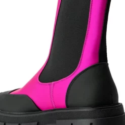 AZALEA WANG GENEVIEVE FLATFORM BOOTIE IN PINK -AZALEA WANG Shop azalea wang crazy like me flatform bootie in pink pink 5 5