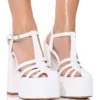 AZALEA WANG DANICA PLATFORM PUMP -AZALEA WANG Shop azalea wang danica platform pump white 1 1
