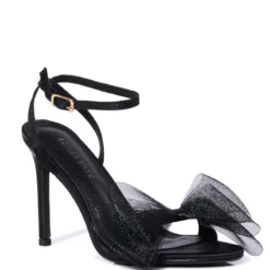 AZALEA WANG DANIELLA STILETTO SANDAL IN BLACK -AZALEA WANG Shop azalea wang daniella stiletto sandal in black black 3 3