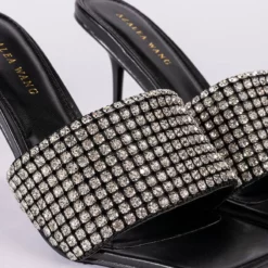 AZALEA WANG DIRTY DANCING STILETTO SANDAL IN BLACK -AZALEA WANG Shop azalea wang dirty dancing stiletto sandal in black black 6 6