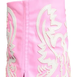 AZALEA WANG ESPERANZA WESTERN BOOTIE IN LIGHT PINK -AZALEA WANG Shop azalea wang esperanza western bootie in light pink pink 5 5