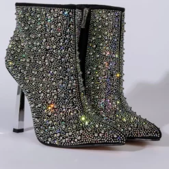 AZALEA WANG EYES ON ME STILETTO BOOTIE IN MULTI -AZALEA WANG Shop azalea wang eyes on me stiletto bootie in multi multi 4 4