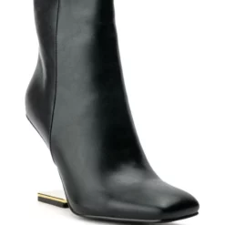 AZALEA WANG FASHIONISTA BOOTIE IN BLACK -AZALEA WANG Shop azalea wang fashionista bootie in black black 3 3