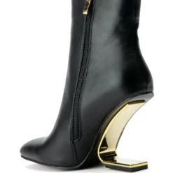 AZALEA WANG FASHIONISTA BOOTIE IN BLACK -AZALEA WANG Shop azalea wang fashionista bootie in black black 4 4