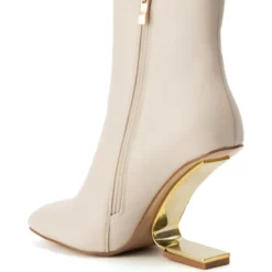 AZALEA WANG FASHIONISTA BOOTIE IN BONE -AZALEA WANG Shop azalea wang fashionista bootie in bone bone 4 4