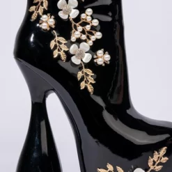 AZALEA WANG FINER THINGS IN LIFE CHUNKY BOOTIE IN BLACK -AZALEA WANG Shop azalea wang finer things in life chunky bootie in black black 6 6