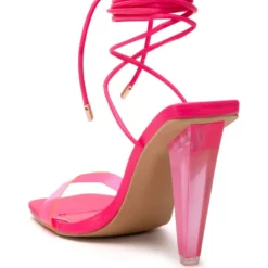 AZALEA WANG FREMONT PVC SANDAL IN PINK -AZALEA WANG Shop azalea wang fremont pvc sandal in pink pink 5 5 c1