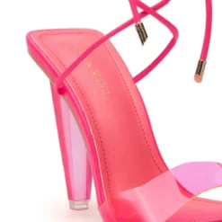 AZALEA WANG FREMONT PVC SANDAL IN PINK -AZALEA WANG Shop azalea wang fremont pvc sandal in pink pink 6 6 c1