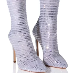 AZALEA WANG GLORIANNA STILETTO MULE PUMP IN WHITE