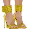 AZALEA WANG GRIFFON EMBELLISHED STILETTO SANDAL -AZALEA WANG Shop azalea wang griffon embellished stiletto sandal yellow 1 1