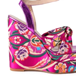 AZALEA WANG HAYDEN BROCADE WEDGE SANDAL -AZALEA WANG Shop azalea wang hayden brocade wedge sandal multi 5 5