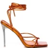 AZALEA WANG HYPER STILETTO SANDAL IN ORANGE -AZALEA WANG Shop azalea wang hyper stiletto sandal in orange orange 2 2