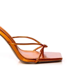 AZALEA WANG HYPER STILETTO SANDAL IN ORANGE -AZALEA WANG Shop azalea wang hyper stiletto sandal in orange orange 5 5