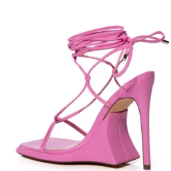 AZALEA WANG IMPULSIVE CHUNKY SANDAL IN PINK -AZALEA WANG Shop azalea wang impulsive chunky pump in pink pink 4 4