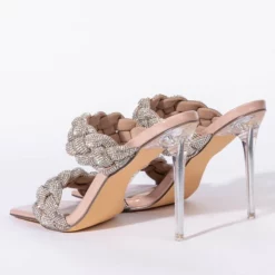 AZALEA WANG IT WAS ALL A DREAM STILETTO SANDAL IN NUDE -AZALEA WANG Shop azalea wang it was all a dream stiletto sandal in nude nude 5 5