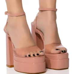 AZALEA WANG KAMILAH CHUNKY PLATFORM SANDAL IN PINK -AZALEA WANG Shop azalea wang kamilah chunky platform sandal in pink pink 1 1