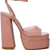 AZALEA WANG KAMILAH CHUNKY PLATFORM SANDAL IN PINK -AZALEA WANG Shop azalea wang kamilah chunky platform sandal in pink pink 2 2