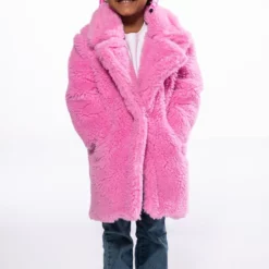 AZALEA WANG KIDS MAX LUXE TEDDY JACKET 30 AZALEA WANG KIDS MAX LUXE TEDDY JACKET -AZALEA WANG Shop azalea wang kids max luxe teddy jacket pink 2 2