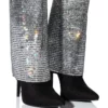 AZALEA WANG LIKE A MILLION BUCKS EMBELLISHED BOOTIE IN SILVER -AZALEA WANG Shop azalea wang like a million bucks embellished bootie in silver silver 1 1